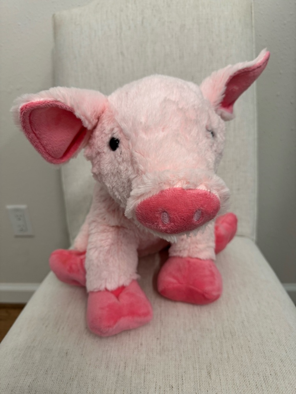 Pink Plush Pig Stuffed Animal